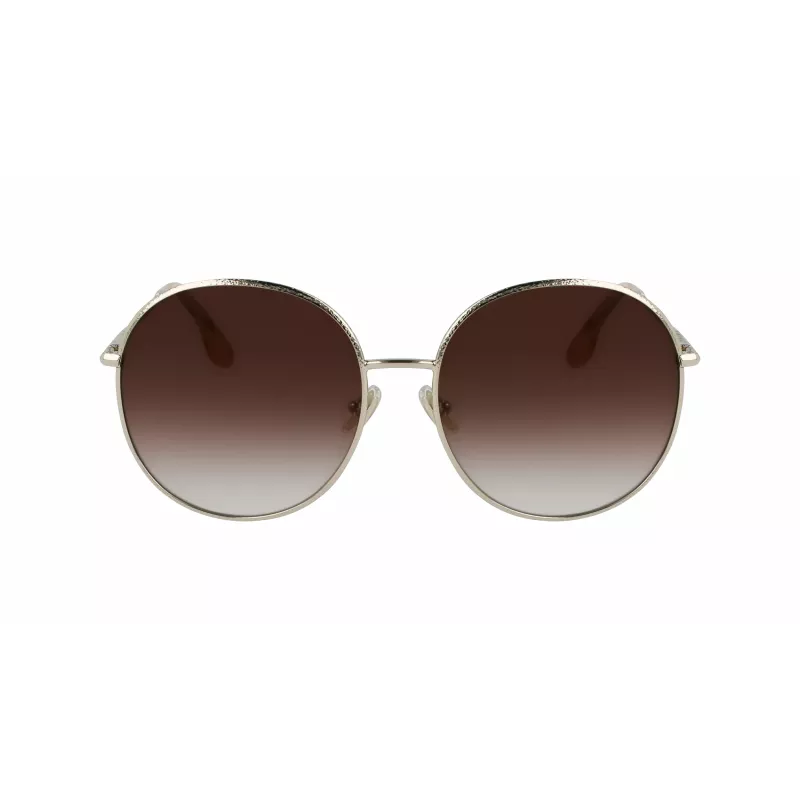 Victoria Beckham VB224S-702 dámske slnečné okuliare zlatá/Havana hnedý gradient 59mm