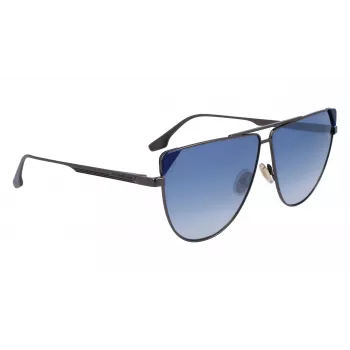 Victoria Beckham VB239S6309319 dámske nadrozmerné hranaté slnečné okuliare čierny acetát sivé gradientové sklo 63 mm