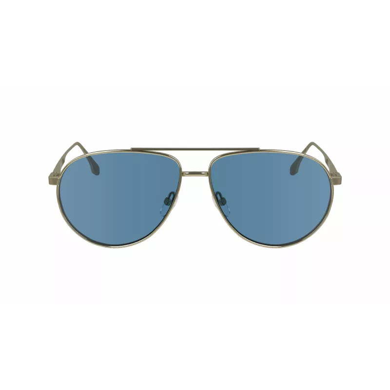 Victoria Beckham VB242S6114720 dámske hranaté slnečné okuliare hnedý zlatý rám hnedé gradientové sklá 61/14/140 mm