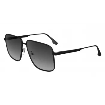 Victoria Beckham VB243S dámske slnečné okuliare, lesklý čierny rám, sivé sklá, 57/13/140 mm
