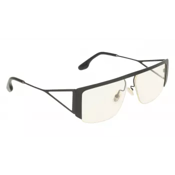 Victoria Beckham VB250S5913001 dámske nadrozmerné hranaté slnečné okuliare - čierny rám, sivo gradientové šošovky 59mm