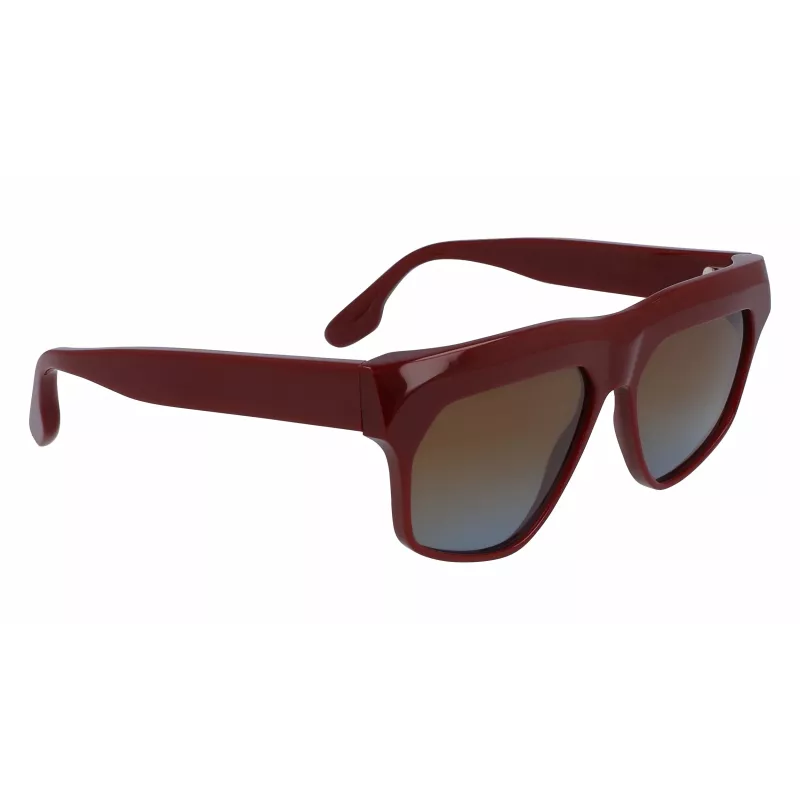 Victoria Beckham VB603S-604 dámske slnečné okuliare - hranatý nadrozmerný acetátový rám 56/15/145 mm