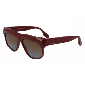 Victoria Beckham VB603S-604 dámske slnečné okuliare - hranatý nadrozmerný acetátový rám 56/15/145 mm
