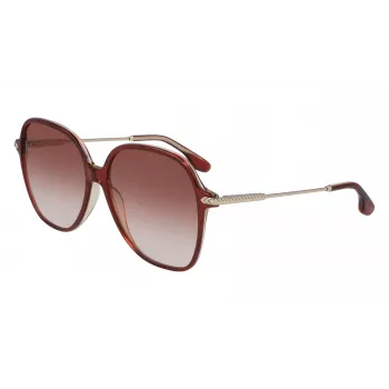Victoria Beckham VB613S-607 dámske cat-eye slnečné okuliare - havana/brown gradient 59mm