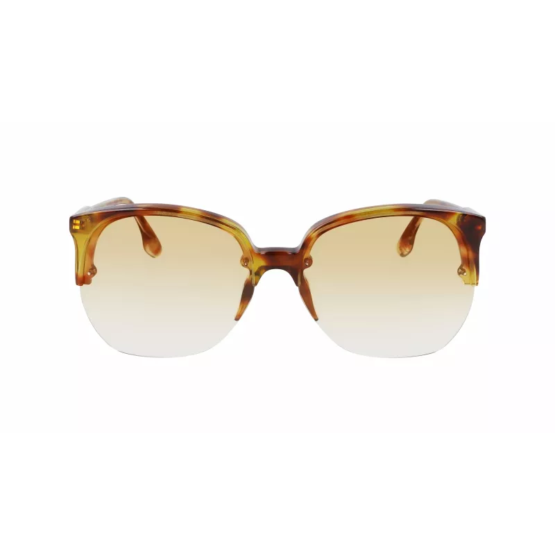 Victoria Beckham VB617S-222 dámske nadrozmerné butterfly slnečné okuliare Havana acetát hnedý gradient