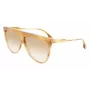 Victoria Beckham VB619S6509774 dámske aviator slnečné okuliare zlatý rám hnedé gradientové sklá 65 mm