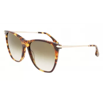 Victoria Beckham VB636S-221 dámske slnečné okuliare Havana hnedé 58mm