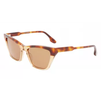 Victoria Beckham VB638S-218 dámske slnečné okuliare Havana hnedý gradient 55mm