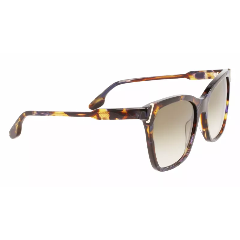 Victoria Beckham VB640S-418 motýlikové slnečné okuliare, modrý gradient