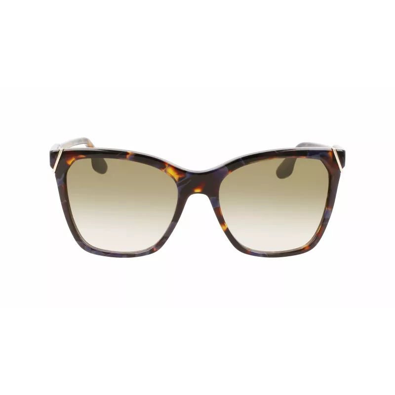 Victoria Beckham VB640S-418 motýlikové slnečné okuliare, modrý gradient