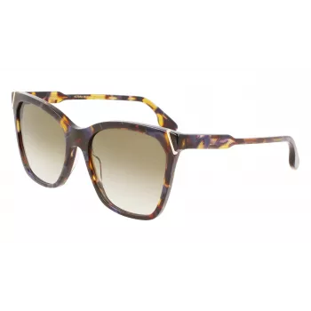 Victoria Beckham VB640S-418 motýlikové slnečné okuliare, modrý gradient