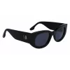 Victoria Beckham VB654S5022001 dámske slnečné okuliare - čierny rám, sivé sklá, 50 mm