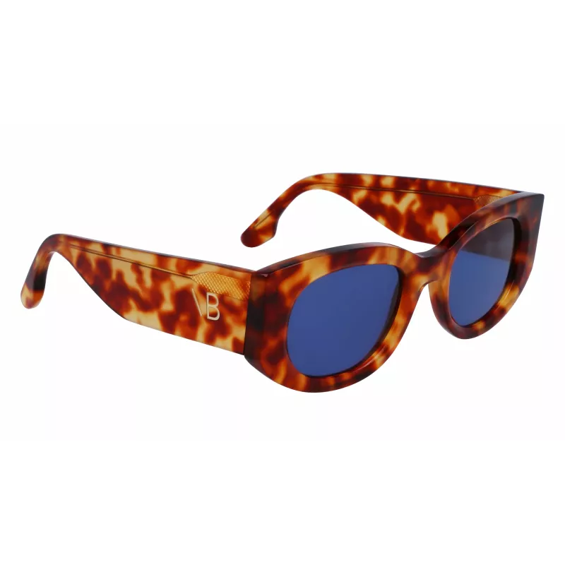 Victoria Beckham VB654S5022222 dámske hranaté slnečné okuliare čierna/sivá 50 mm