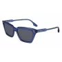 Victoria Beckham VB661S5716414 dámske slnečné okuliare - havannový acetátový rám, hnedé gradientné sklá, 57 mm
