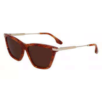 Victoria Beckham VB663S-238 dámske slnečné okuliare Havana hnedý gradient 57mm