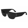 Victoria Beckham VB666S5516001 dámske hranaté slnečné okuliare - čierny acetátový rám, čierne polykarbonátové sklá, 55/16/145 mm