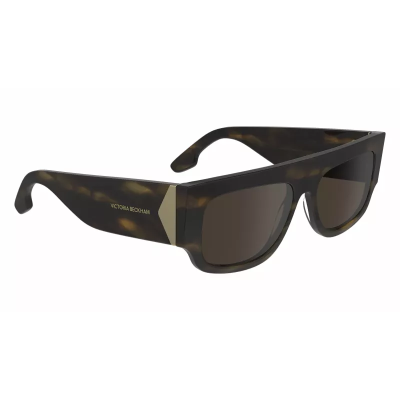 Victoria Beckham VB666S5516321 dámske nadrozmerné hranaté slnečné okuliare Havana hnedý gradient 55 mm
