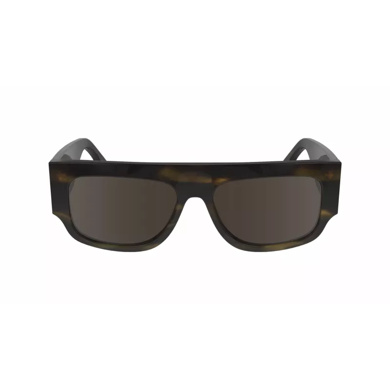 Victoria Beckham VB666S5516321 dámske nadrozmerné hranaté slnečné okuliare Havana hnedý gradient 55 mm