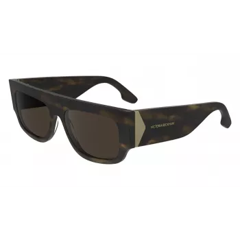 Victoria Beckham VB666S5516321 dámske nadrozmerné hranaté slnečné okuliare Havana hnedý gradient 55 mm
