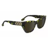 Victoria Beckham VB668S5516012 dámske hranaté slnečné okuliare čierny acetát sivé šošovky 55/16/145 mm