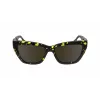 Victoria Beckham VB668S5516012 dámske hranaté slnečné okuliare čierny acetát sivé šošovky 55/16/145 mm