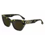 Victoria Beckham VB668S5516012 dámske hranaté slnečné okuliare čierny acetát sivé šošovky 55/16/145 mm