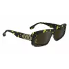 Victoria Beckham VB669S5513012 dámske hranaté acetátové slnečné okuliare - čierna/sivá - 55/13/145 mm