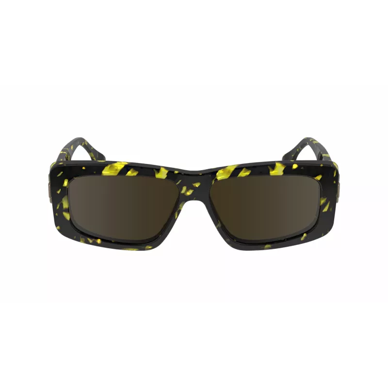 Victoria Beckham VB669S5513012 dámske hranaté acetátové slnečné okuliare - čierna/sivá - 55/13/145 mm