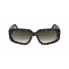 Victoria Beckham VB670S-010 dámske nadrozmerné hranaté slnečné okuliare čierny acetát sivé sklo 54mm
