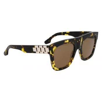Victoria Beckham VB675S5220012 dámske slnečné okuliare, čierny acetátový rám, tmavosivé polykarbonátové sklá, 52 mm