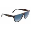 Victoria Beckham VB682S6113234 dámske nadrozmerné hranaté slnečné okuliare Havana hnedé gradientové