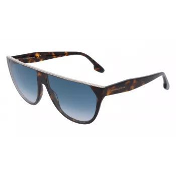 Victoria Beckham VB682S6113234 dámske nadrozmerné hranaté slnečné okuliare Havana hnedé gradientové
