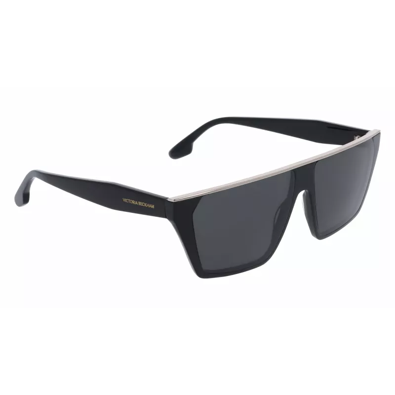 Victoria Beckham VB683S5812001 dámske slnečné okuliare - čierny acetátový rám, sivé sklá, 58 mm