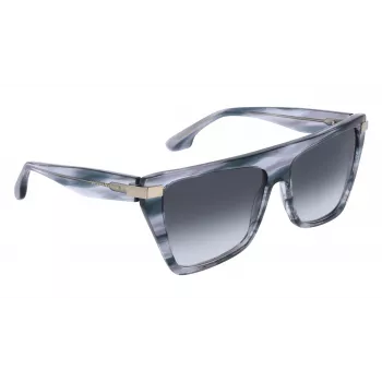 Victoria Beckham VB684S 5715035 dámske slnečné okuliare, hranaté, Havana hnedý gradient, 57 mm