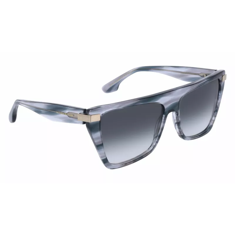 Victoria Beckham VB684S 5715035 dámske slnečné okuliare, hranaté, Havana hnedý gradient, 57 mm