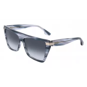 Victoria Beckham VB684S 5715035 dámske slnečné okuliare, hranaté, Havana hnedý gradient, 57 mm