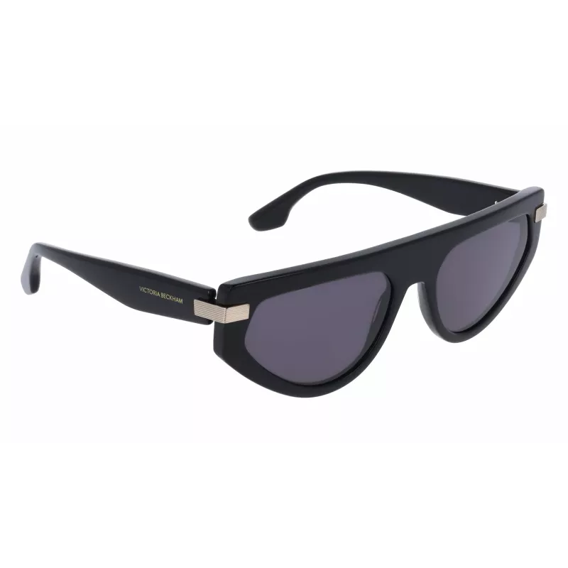 Victoria Beckham VB685S 5618001 slnečné okuliare dámske čierne sivé geometrické acetát UV400