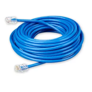 Victron Energy RJ45 UTP kábel 15m – Cat6 gigabitový ethernetový patch kábel, sivý