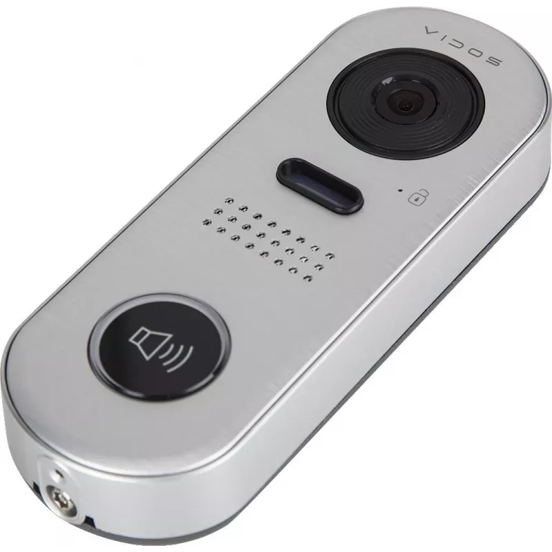 VIDOS DUO S1001 dverová stanica – Full HD 1080p, 2-vodičová, IP65, strieborná/sivá