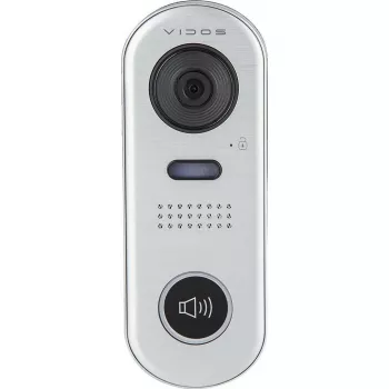 VIDOS DUO S1001 dverová stanica - Full HD 1080p, 2-drôt, IP65, strieborná/sivá