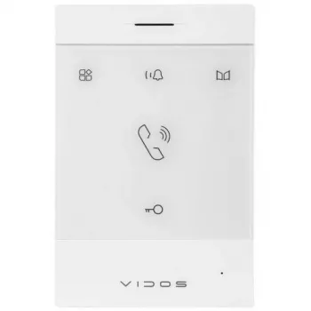 VIDOS U19 hlasitý domáci telefón handsfree - biely