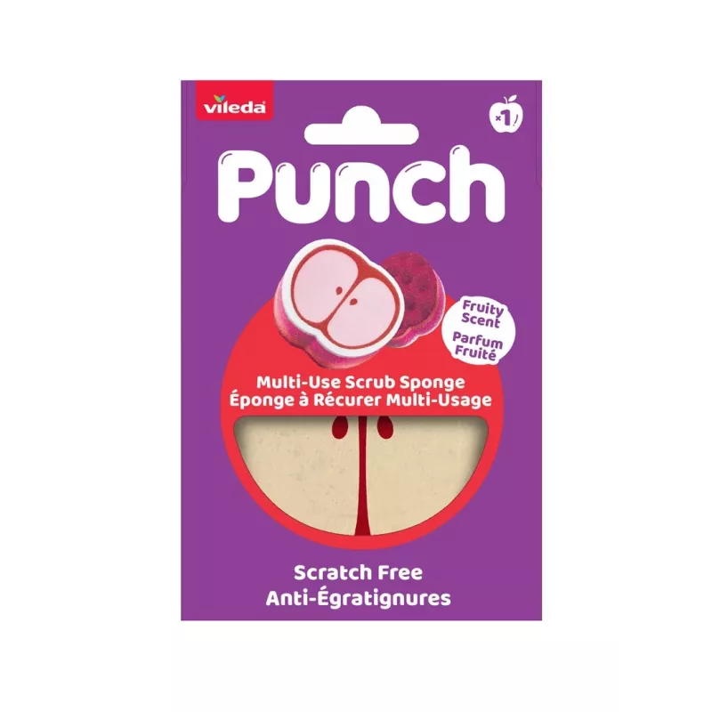 Vileda Punch univerzálna špongia – jablko, 1 kus