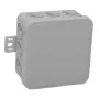 VIPLAST V5 nástenná rozvodná krabica, 12 vstupov, sivá, IP54, 75x75x41mm