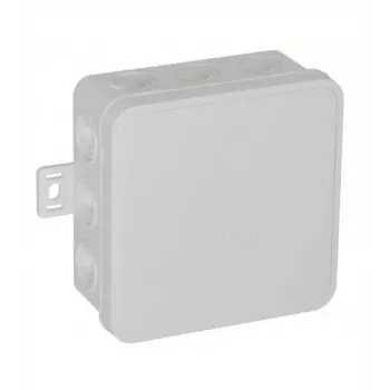VIPLAST V6 Click Povrchová odbočná krabica, 12 káblových vstupov, prázdna, biela, IP54, 85x85x41mm, 036-01
