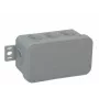 VIPLAST V8 Klik Povrchová svorkovnica, prázdna, 8 káblových vstupov, sivá, IP54, 80x45x41mm, 038-03