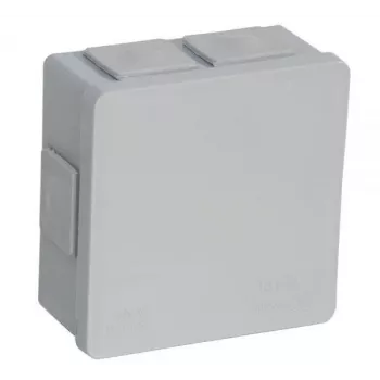 VIPLAST VP-02 Povrchové puzdro, 6 káblových vstupov, IP55, sivá, 86x86x40mm