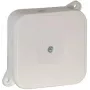 VIPLAST VP-2 rozvodná krabica na omietku prázdna 4 vstupy IP44 biela 85x85x35mm 027-01