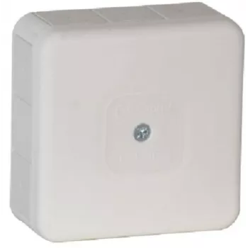 VIPLAST VP-31 nadomietková odbočná krabica, prázdna, 12 káblových vstupov, IP55, biela, 85x85x37 mm