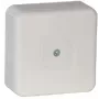 VIPLAST VP-31 nadomietková odbočná krabica, prázdna, 12 káblových vstupov, IP55, biela, 85x85x37 mm