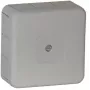 VIPLAST VP-31 Povrchová rozvodná krabica, 12 priechodiek, sivá, IP55, 85x85x37mm